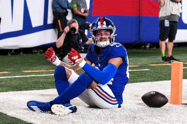 New York Giants wide receiver Jalin Hyatt